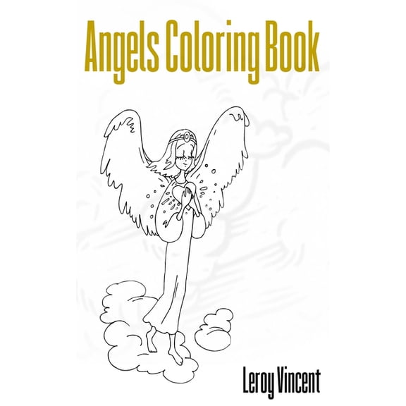 Angels Coloring Book, (Paperback)