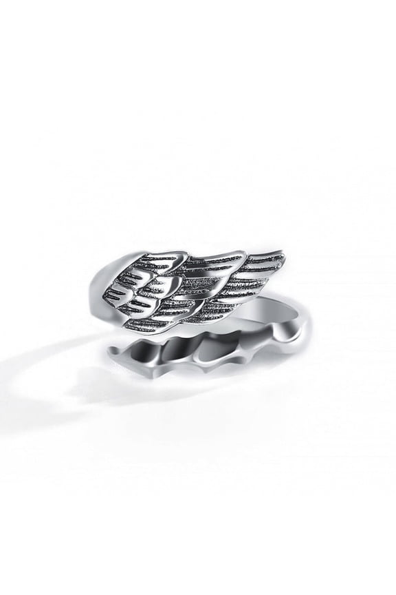 Angels Demons Ring Men's Trendy Opening