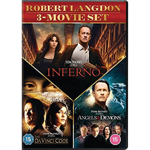 Angels & Demons / The Da Vinci Code / Inferno 3 Dvd Set [DVD]