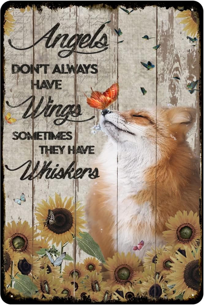 Funny Cat Lover Coffee Mug - "Angels Have Whiskers" 11oz Ceramic Mug, Dishwasher & Microwave Safe, Great Gift For Women & Men