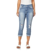 Angels Forever Young Curvy Cropped Jeans For Women