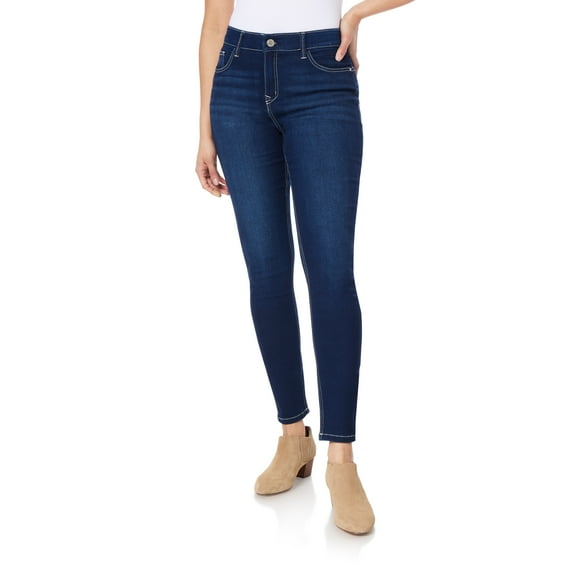 Angels Forever Young Women's 360 Sculpt Skinny Mid-Rise Jeans