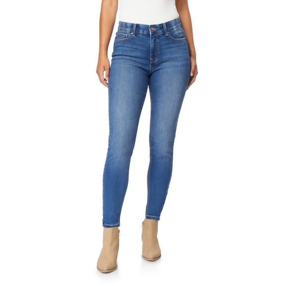 Angels Forever Young Women's 360 Sculpt Skinny Mid-Rise Jeans