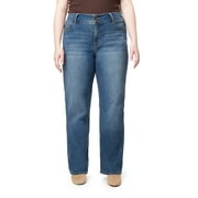 Angels Forever Young Women's Curvy Bootcut Jeans