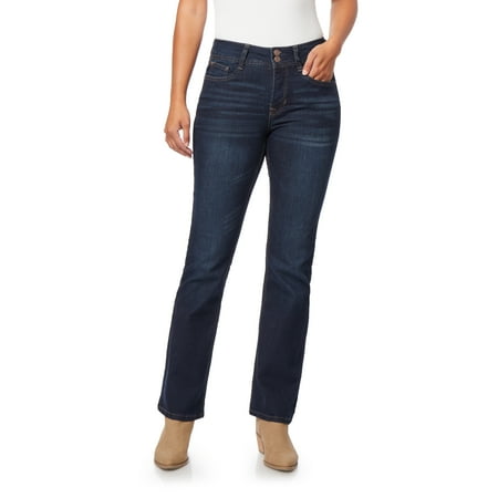 Angels Forever Young Women's Curvy Bootcut Jeans