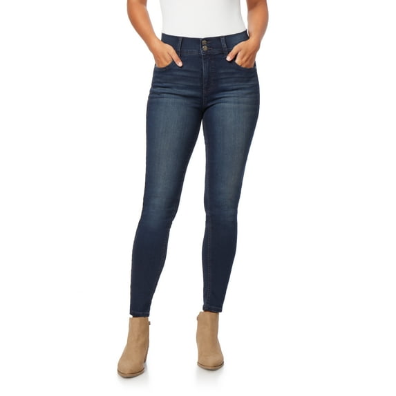 Angels Forever Young Women's Curvy Skinny Jeans