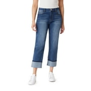 Angels Forever Young Womens Signature Straight 26" Crop Jeans