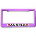 thumbnail image 1 of Angels Love with Hearts License Plate Tag Frame, Multiple Colors, 1 of 1