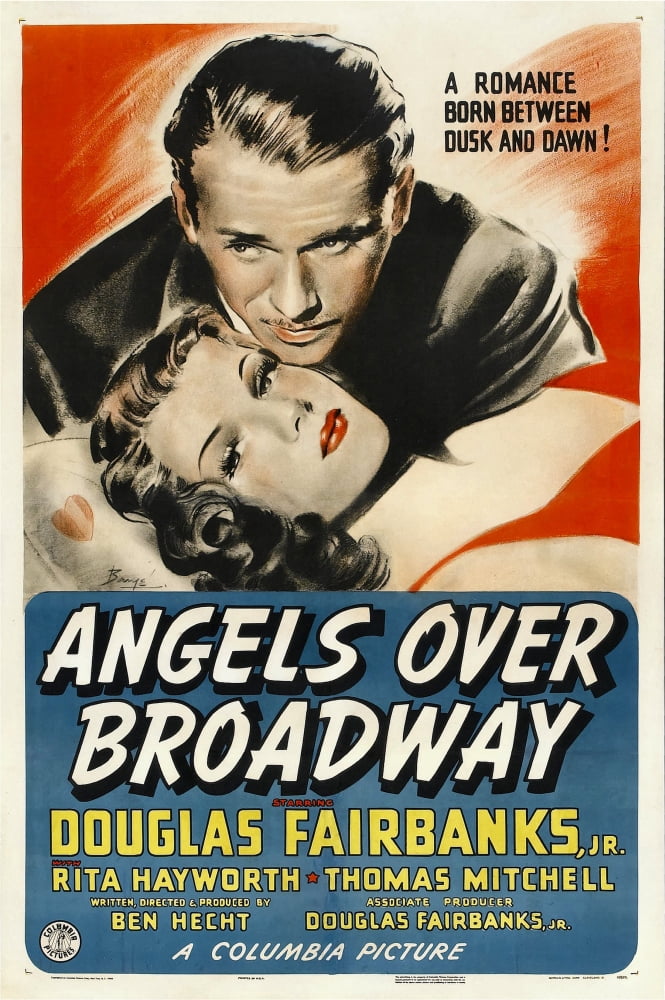 Angels Over Broadway Canvas Art -  (11 x 17)