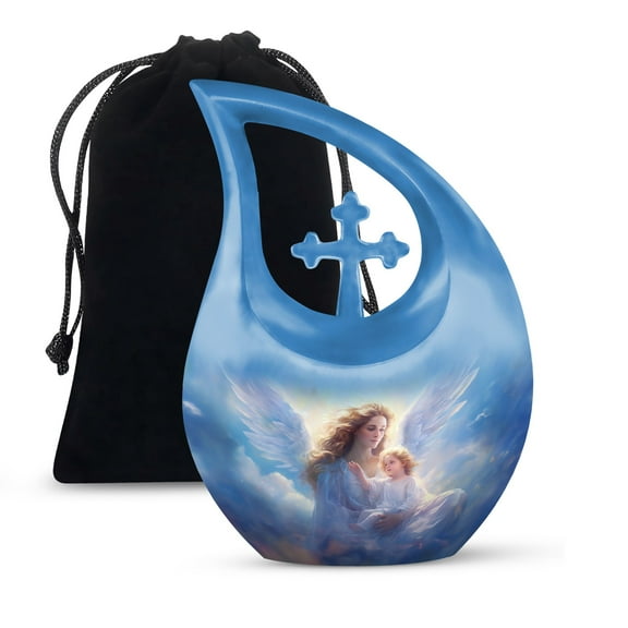 Angels Urn - Urn For Ashes For Women - Unique Urns For Human Ashes - Cremation Urns For Men - Urn Uniques For Ashes, Decorativeature urns for human ashes(Size - 10inch)