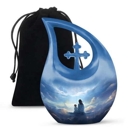Angels Urn - Urns For Human Ashes Adult Female - Unique For Human Ashes - Decorative Urns For Ashes - Memorial Urns For Human Ashes, adult cremation urns(Size - 10inch)