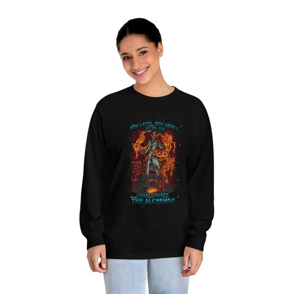 Angels Vs. Demons By Grandmarkee The Alchemist Unisex Long Sleeve T-Shirt