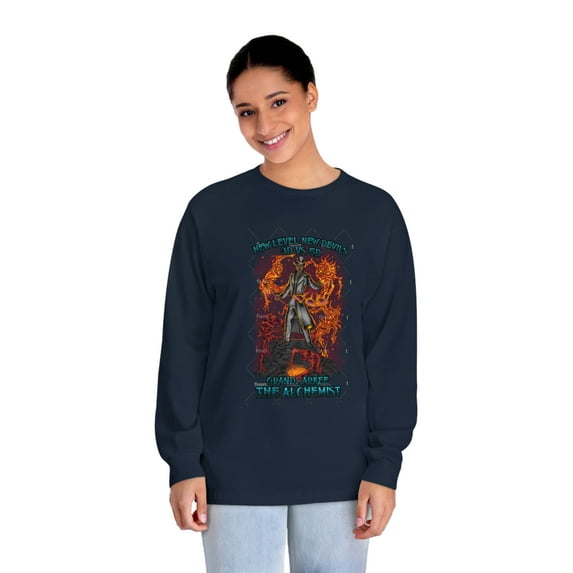 Angels Vs. Demons By Grandmarkee The Alchemist Unisex Long Sleeve T-Shirt