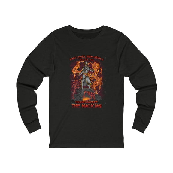 Angels Vs Demons By Grandmarkee The Magician Unisex Jersey Long Sleeve Tee