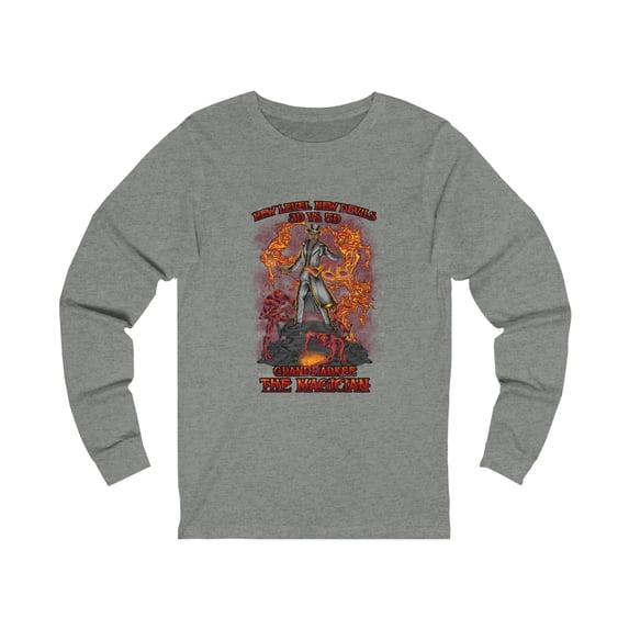 Angels Vs Demons By Grandmarkee The Magician Unisex Jersey Long Sleeve Tee