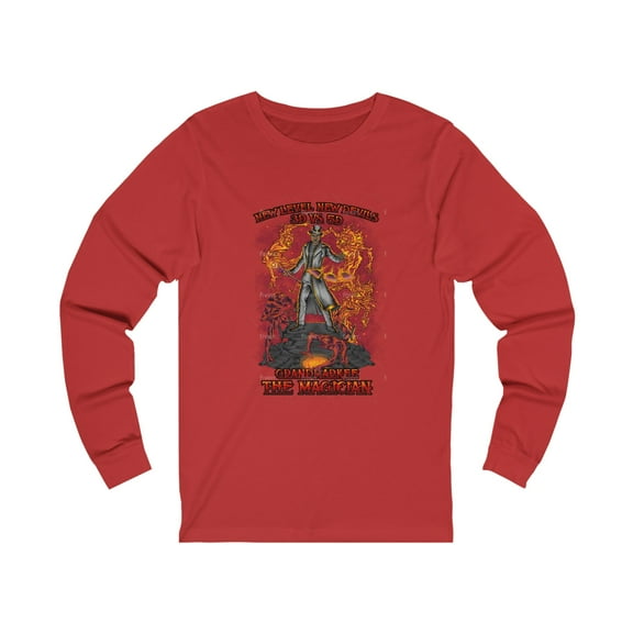 Angels Vs. Demons By Grandmarkee "The Magician" Unisex Jersey Long Sleeve Tee