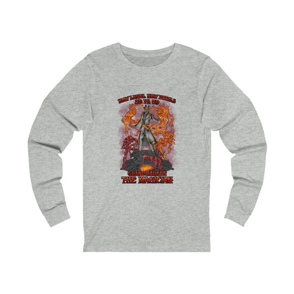 Angels Vs. Demons By Grandmarkee "The Magician" Unisex Jersey Long Sleeve Tee
