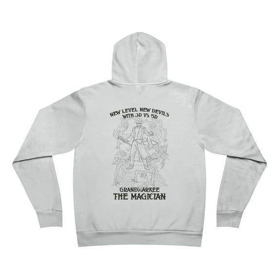 Angels Vs. Demons By Grandmarkee The Magician Unisex Sponge Fleece Hoodie