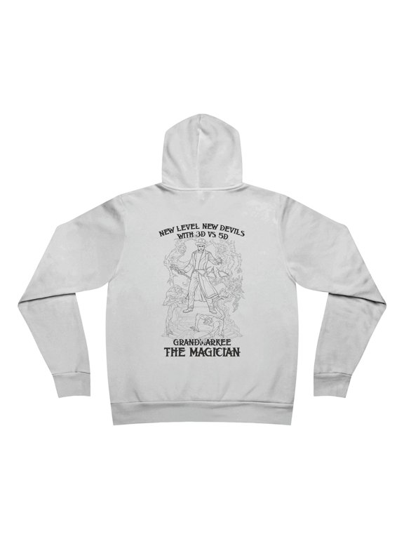 Angels Vs. Demons By Grandmarkee "The Magician" Unisex Sponge Fleece Pullover Hoodie