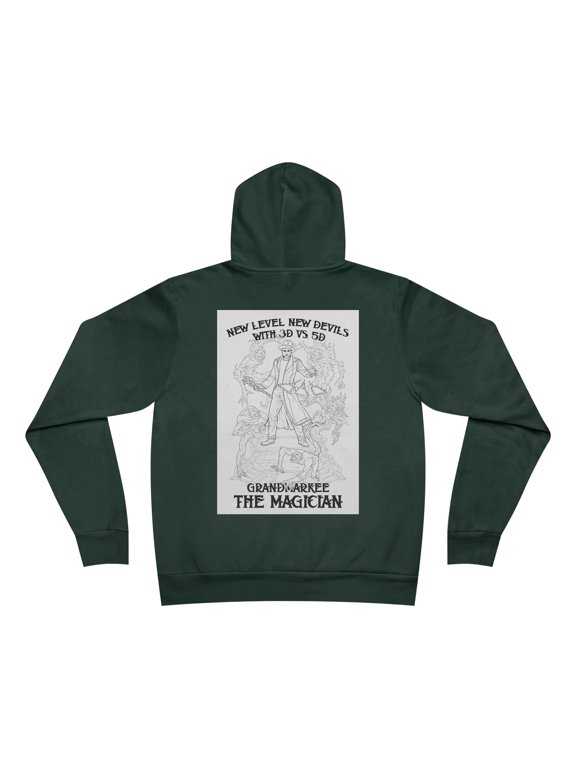 Angels Vs. Demons By Grandmarkee "The Magician" Unisex Sponge Fleece Pullover Hoodie