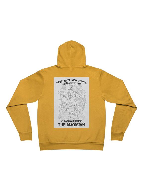Angels Vs. Demons By Grandmarkee "The Magician" Unisex Sponge Fleece Pullover Hoodie
