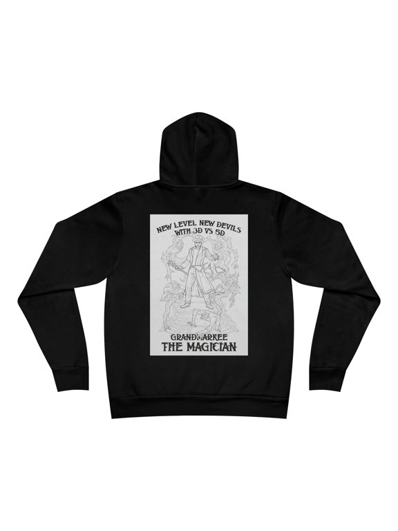 Angels Vs. Demons By Grandmarkee "The Magician" Unisex Sponge Fleece Pullover Hoodie
