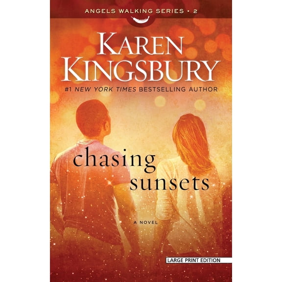 Pre-Owned Angels Walking: Chasing Sunsets (Paperback)(Large Print)