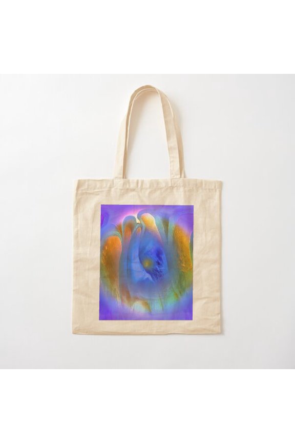 Angels Watching Over Us Canvas Tote Bags, Reusable Shopping Bag