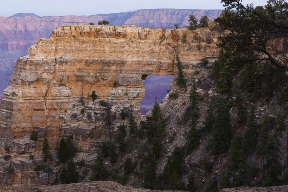 Angels Window Grand Canyon National Park Arizona United States of America Canvas Art - Ronald Phillips Design Pics (38 x 24)