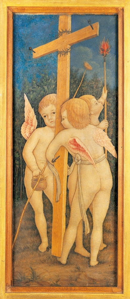 Angels With The Instruments Of The Passion Canvas Art - (18 x 24)