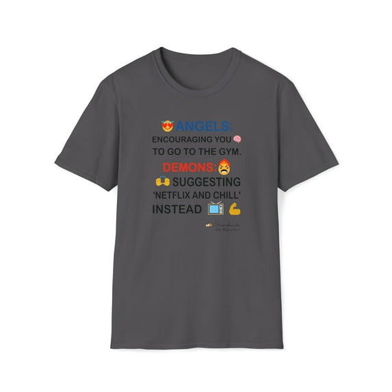 Angels and Demons Tee....The Spiritual Journey Line by Grandmarkee ~The Magician~