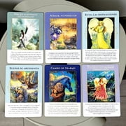 Angels of Abundance Oracle Deck 44 Pcs Oracle Cards 10.4*7.3cm Spanish Edition