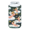 thumbnail image 1 of Angels on Green Tall Boy Can cooler Hugger, 1 of 1
