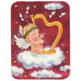 thumbnail image 1 of Angels with Harp Valentines Mouse Pad, Hot Pad or Trivet, 1 of 1