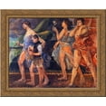 thumbnail image 1 of Angels with Tobias 24x20 Gold Ornate Wood Framed Canvas Art by Malczewski, Jacek, 1 of 2