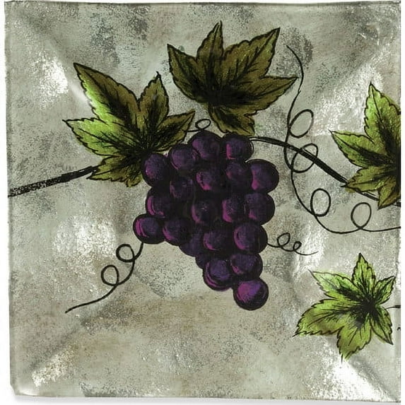 Angelstar Vineyard Grape Square Plate (Set of 3)