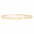 thumbnail image 1 of Angelstones Natural Gemstone Stretch Bracelet, 4mm Faceted Round Beads, Crystal Healing for Women, 1 of 2