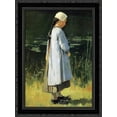 thumbnail image 1 of Angelus 18x24 Black Ornate Wood Framed Canvas Art by Robinson, Theodore, 1 of 2