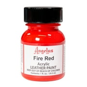 Angelus  Acrylic Leather Paint, 1 oz., Fire Red