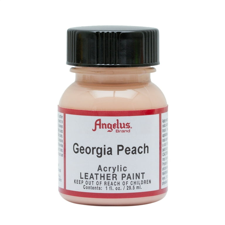 Angelus Acrylic Leather Paint Georgia Peach 1 oz
