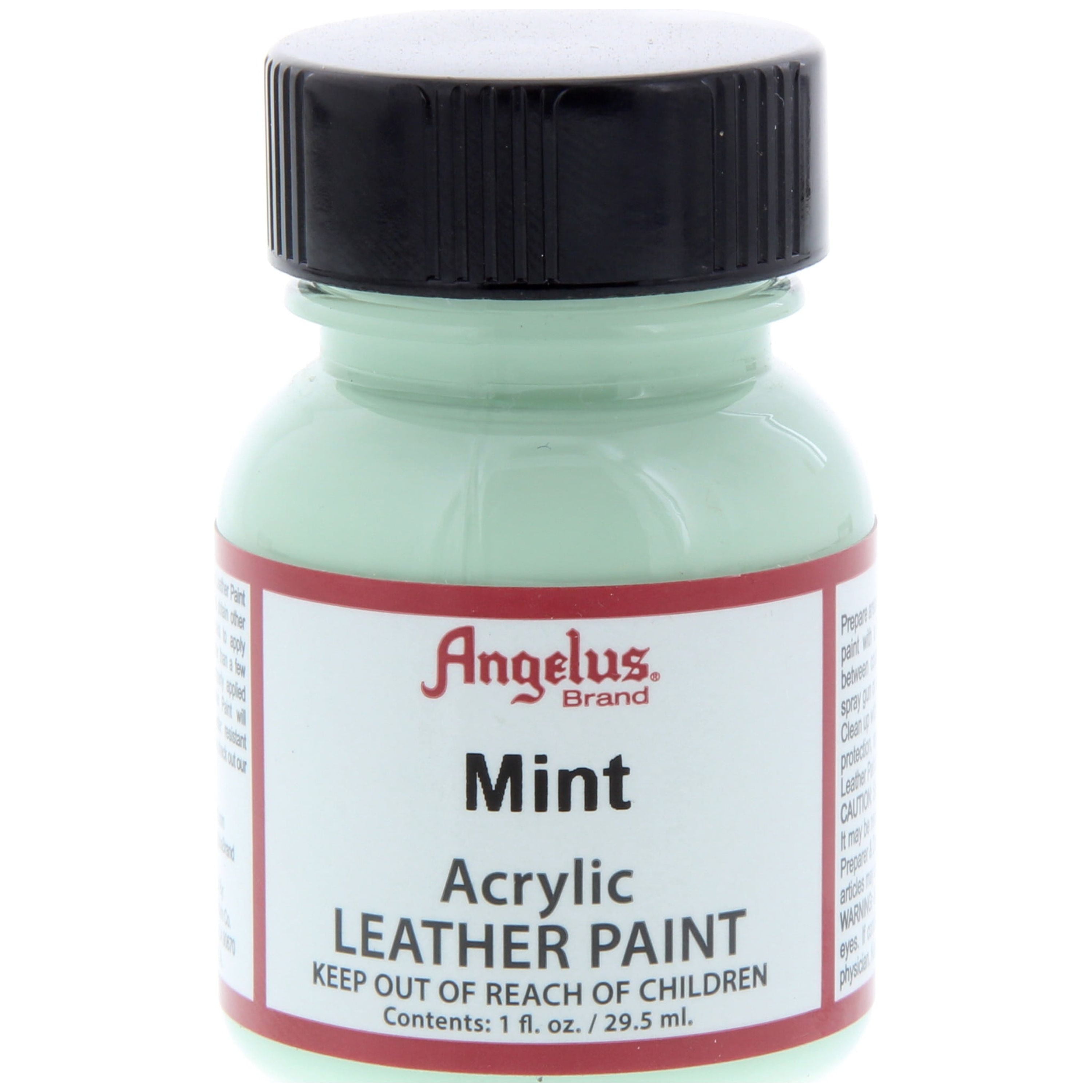 Angelus Acrylic Leather Paint - Black, 1 fl oz for sale online
