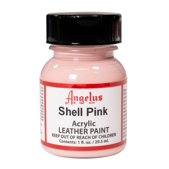 Angelus Acrylic Leather Paint, 1 oz., Shell Pink