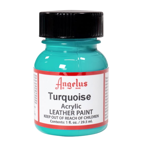 Angelus Acrylic Leather Paint, 1 oz., Turquoise