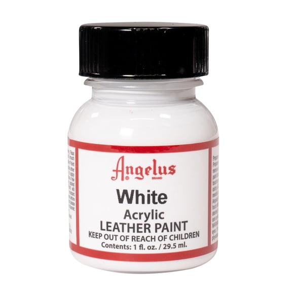 Angelus Acrylic Leather Paint, 1 oz., White