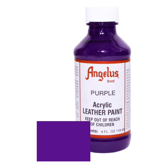 Angelus Acrylic Leather Paint, 4 fl.oz. Purple