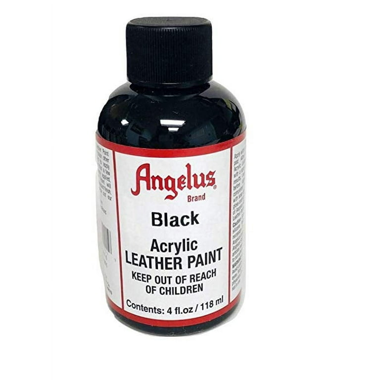 Angelus Acrylic Leather Paint - 4 oz. Black