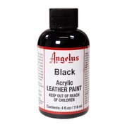 Angelus  Acrylic Leather Paint, 4 oz., Black