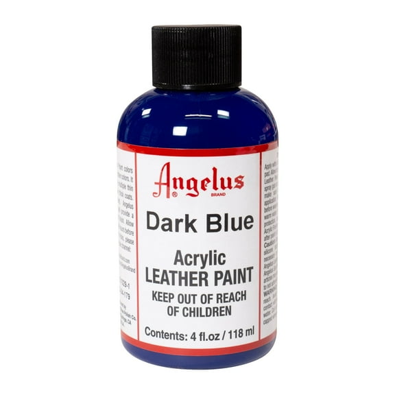 Angelus Acrylic Leather Paint, 4 oz., Dark Blue