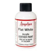 Angelus  Acrylic Leather Paint, 4 oz., Flat White