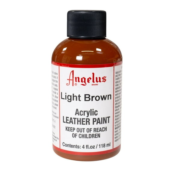 Angelus Acrylic Leather Paint, 4 oz., Light Brown
